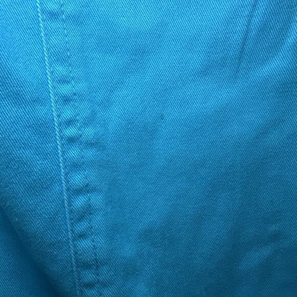 Nancy Bolen City Girl Womens Jacket SZ 6 Blue Studded Snap Up 3/4 Sleeve *Read - Picture 5 of 6